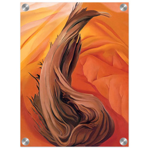 Georgia OKeeffe  Stump in Red Hills Acrylic Print