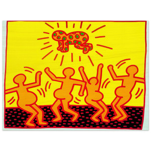 Keith Haring  UNTITLED 1983 1 N1 Wood Print