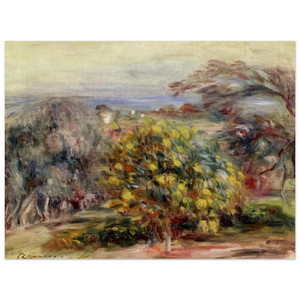 PierreAuguste Renoir  Landscape at Collettes Aluminum Print