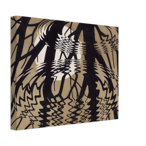 MC Escher  RIPPLED SURFACE COLOUR Canvas