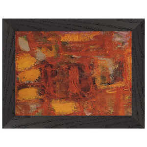 Cy Twombly  Ritual Premium Wooden Framed Art Print / Poster