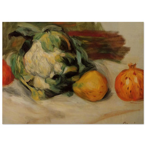 PierreAuguste Renoir  Cauliflower and Pomegranates Fine Art Poster / Art Print