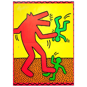 Keith Haring  UNTITLED 1982 1 N1 Fine Art Poster / Art Print
