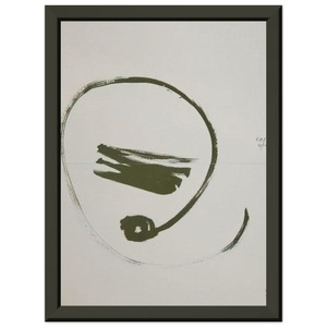 Dieter Roth  Brush Action  1977 Premium Metal Framed Art Print / Poster