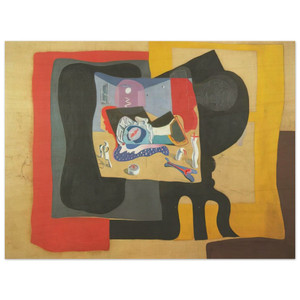 Salvador Dali  STILL LIFE WITH MOONIGHT Wood Print