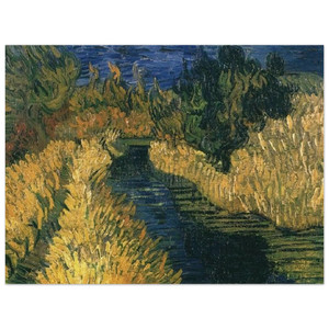 Vincent van Gogh  The Little Stream Wood Print