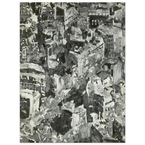 Gerhard Richter  TOWNSCAPE PARIS 1968 Aluminum Print