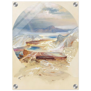 Thomas Moran  Minerva Terrace Yellowstone Acrylic Print