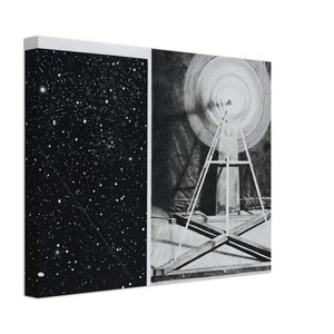 Vija Celmins  CONCENTRIC BEARINGS A 1984 Canvas