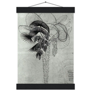MC Escher  PALM TREE SKETCH Museum-Quality Matte Paper Poster with Hanger