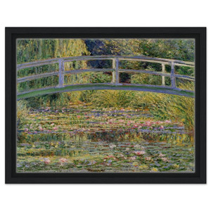 claude monet  The Japanese Bridge The WaterLily Pond Framed Canvas