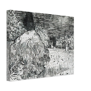 Vincent van Gogh  Bush in the Park at Arles Canvas