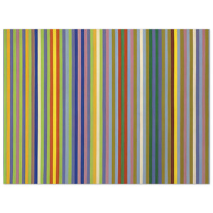 Gene Davis  Lemon Ice  1965 Aluminum Print