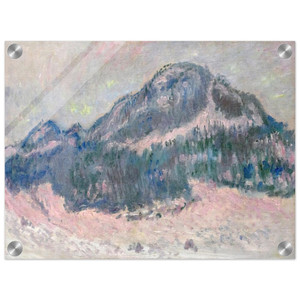 claude monet  Mount Kolsaas Rose Reflection Acrylic Print