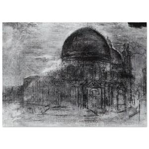 Salvador Dali  CATHEDRAL UNFINISHED Fine Art Poster / Art Print