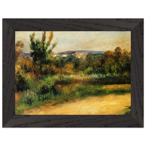 PierreAuguste Renoir  Midday Landscape Premium Wooden Framed Art Print / Poster