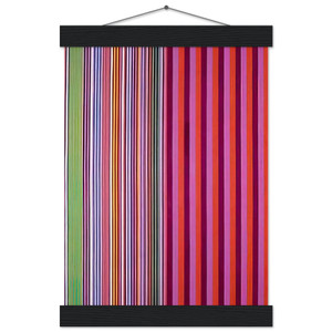 Gene Davis  Red Baron  1966 Museum-Quality Matte Paper Poster with Hanger