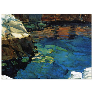 Childe Hassam  The Cove Fine Art Poster / Art Print