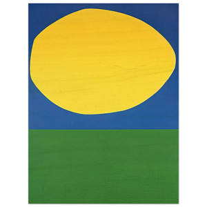 Ellsworth Kelly  High Yellow Wood Print