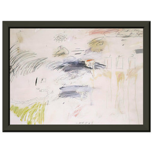 Cy Twombly  Untitled Rome Premium Metal Framed Art Print / Poster