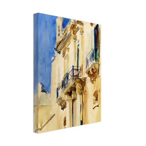 John Singer Sargent  Facade of a Palazzo Girgente Sicily Canvas
