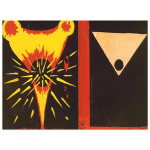 Salvador Dali  STUDY FOR CHRIST OF ST JOHN OF THE CROSS 1951 Aluminum Print