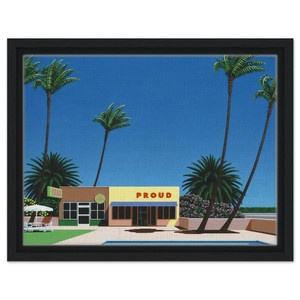 Hiroshi Nagai  Proud Funk Framed Canvas