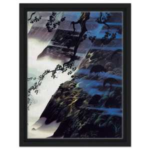 Eyvind Earle  Sea Wind and Fog Framed Canvas