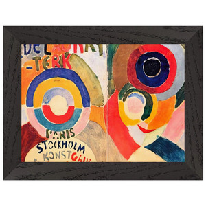 Sonia Delaunay  MODERNISM Premium Wooden Framed Art Print / Poster