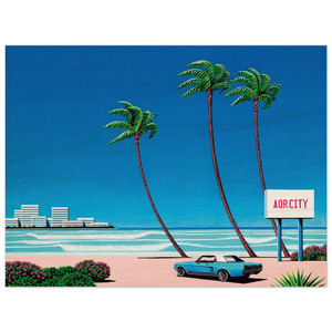 Hiroshi Nagai  Light Mellow Sealine N2 Wood Print