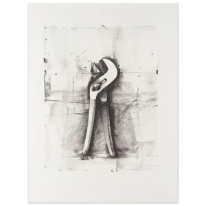 Jim Dine  UNTITLED FROM TEN WINTER TOOLS 1973 Aluminum Print