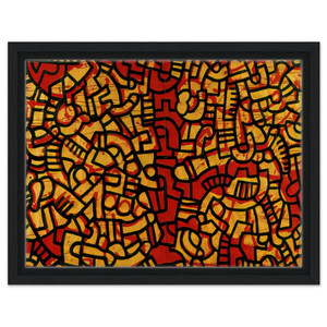 Keith Haring  UNTITLED 1979 N2 Framed Canvas