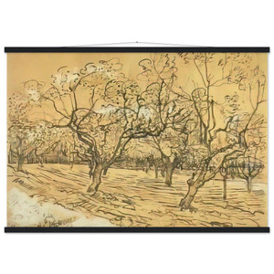 Van Gogh The White Orchard Museum-Quality Matte Poster Hanger