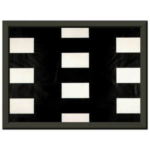 Ellsworth Kelly  White and Black Premium Metal Framed Art Print / Poster