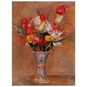 PierreAuguste Renoir  TULIPS N2 Wood Print
