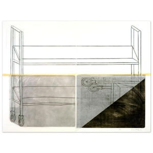 Dieter Roth  Large Trolley  1972 Aluminum Print