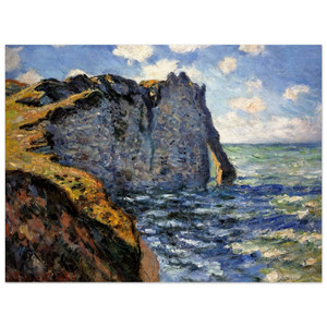claude monet  The Manneport Wood Print