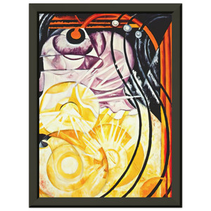 Natalia Goncharova  Electric lamp  1913 Premium Metal Framed Art Print / Poster