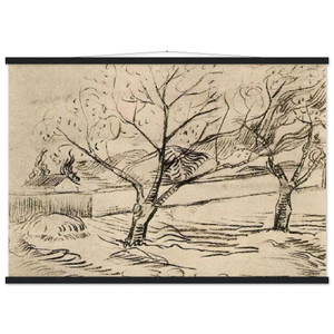 Vincent van Gogh  Two Trees Museum-Quality Matte Paper Poster with Hanger