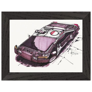 Syd Mead  Syd Mead N4 Premium Wooden Framed Art Print / Poster