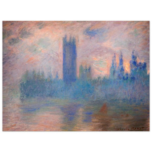 claude monet  Houses of Parliament Westminster Aluminum Print