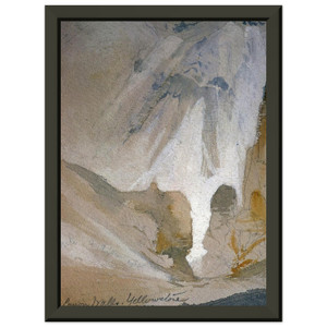 Thomas Moran Canyon Walls Yellowstone Metal Framed Art Print / Poster