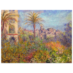 claude monet  Villas at Bordighera 03 Wood Print