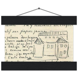 Vincent van Gogh  Vincents House Museum-Quality Matte Paper Poster with Hanger