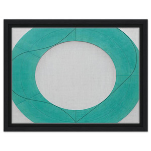 Robert Mangold  RING IMAGE C 2008 Framed Canvas