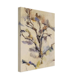 Paul Cezanne  The Oak Canvas