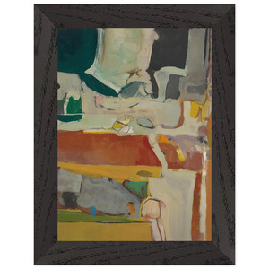 Richard Diebenkorn  Urbana 4 Premium Wooden Framed Art Print / Poster