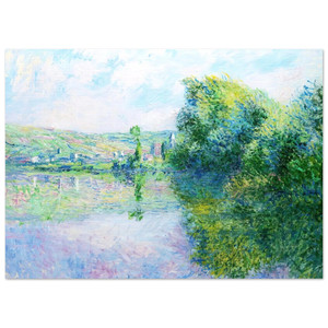 claude monet  The Siene at Vetheuil Fine Art Poster / Art Print