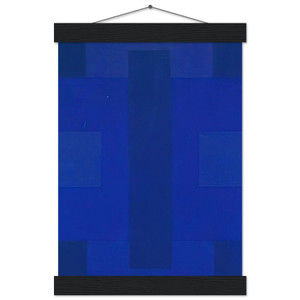 Ad Reinhardt  Blue Painting  1953 Museum-Quality Matte Paper Poster with Hanger