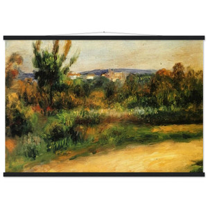 Pierre-Auguste Renoir Midday Landscape Matte Poster with Hanger
